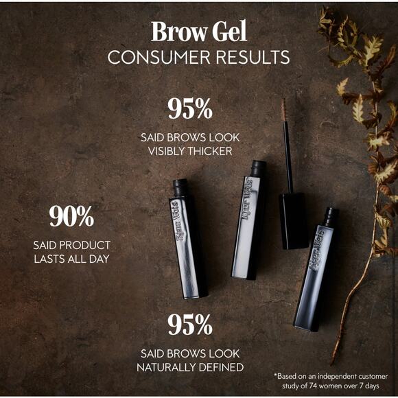 KJAER WEIS Feather Touch Brow Gel - DEEP BROWN - NEW in BOX - Picture 6 of 7